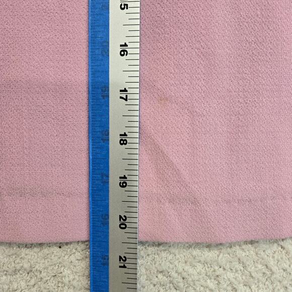 Vertigo Paris Petal Pink Wool Pencil Skirt Made in France Size 4 Legally Blonde - Picture 7 of 10